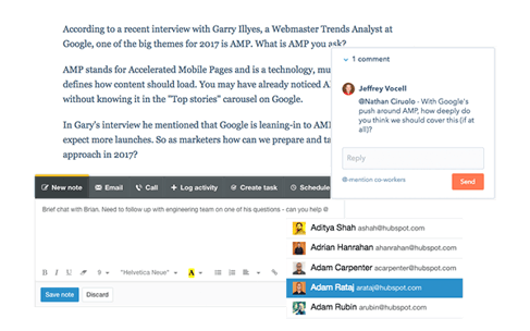 Collaboration tools for HubSpot Collaboration tools for HubSpot